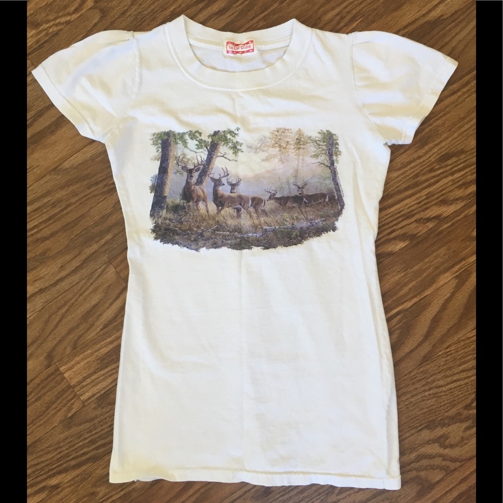 Vintage Deer Buck Hunting Graphic T-Shirt